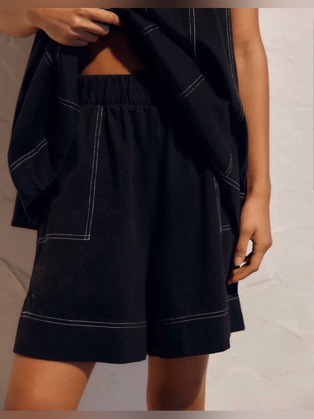 Free People Beach Strada Elastic-Waist Shorts